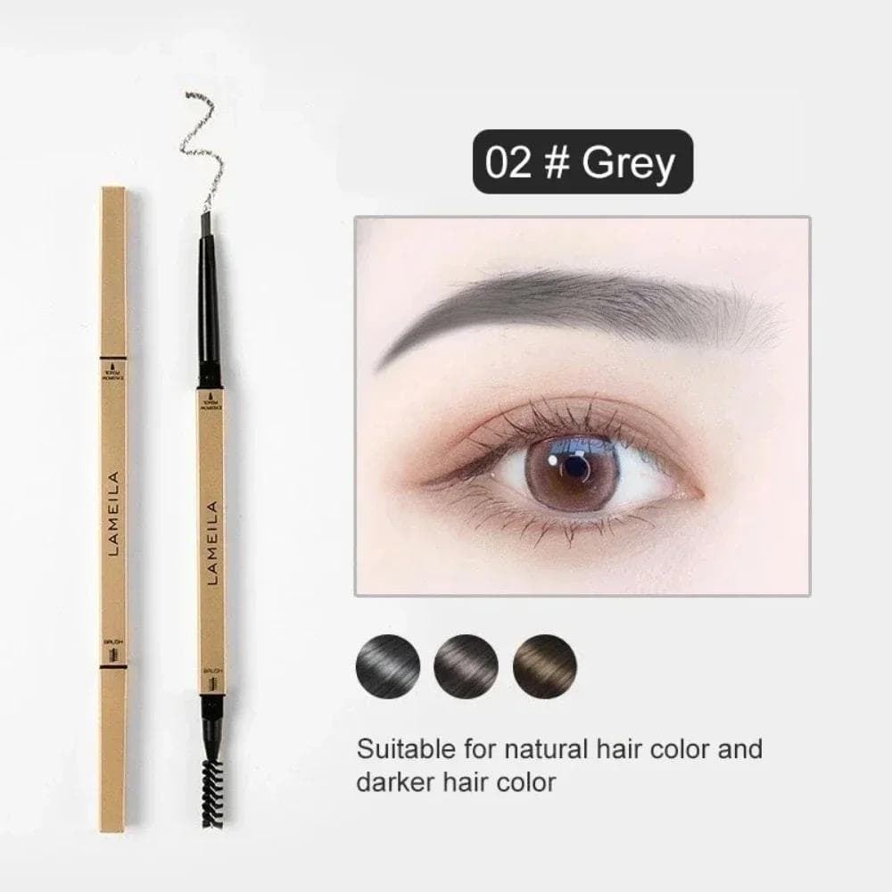 5 Colors With Brush Double Head Eyebrow Pencil Waterproof Smooth Eyebrow Stick Sweatproof 02