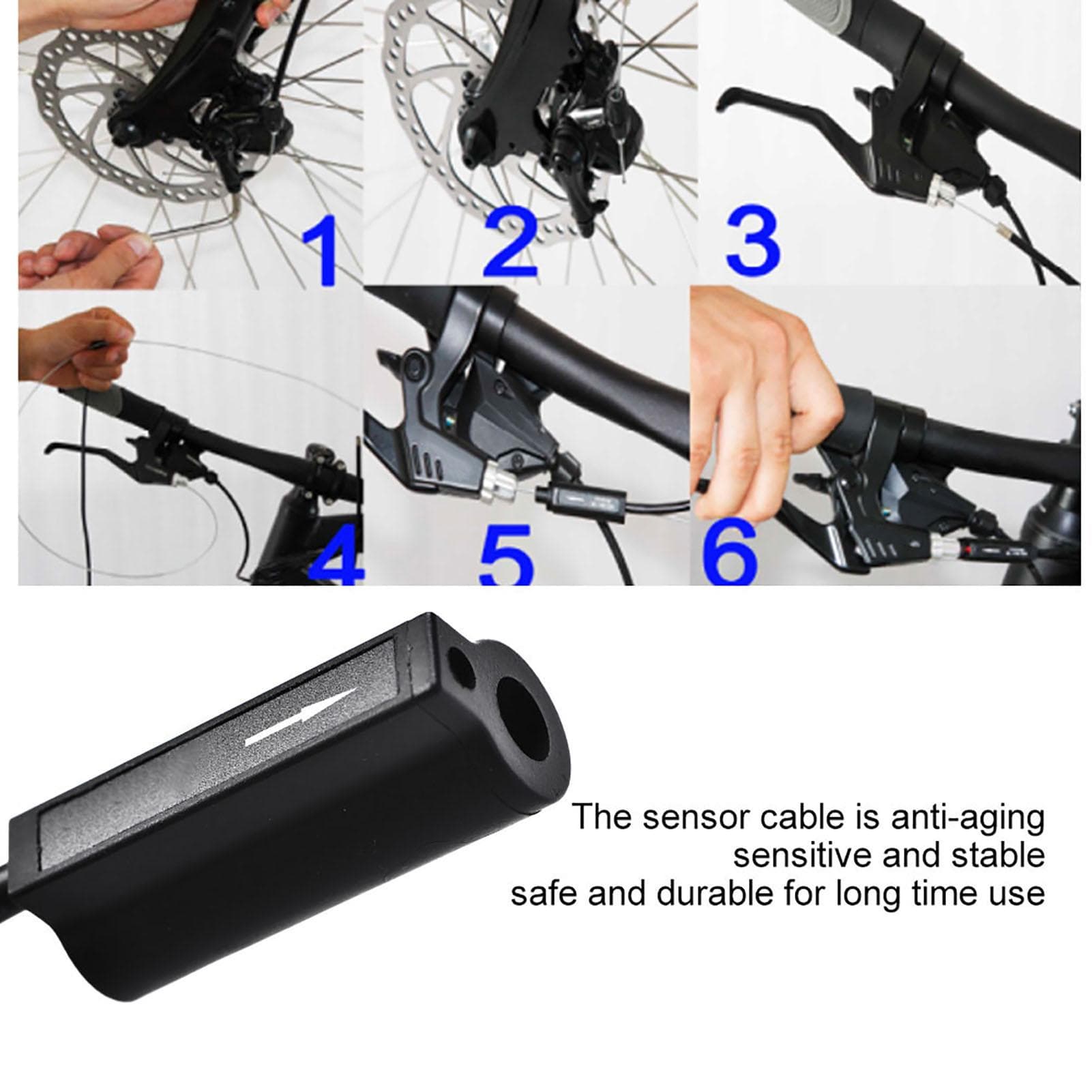 Mechanical Brake Cut Off Sensor Switch Cable for Electric Bike E bike Scooter(Handlebar)