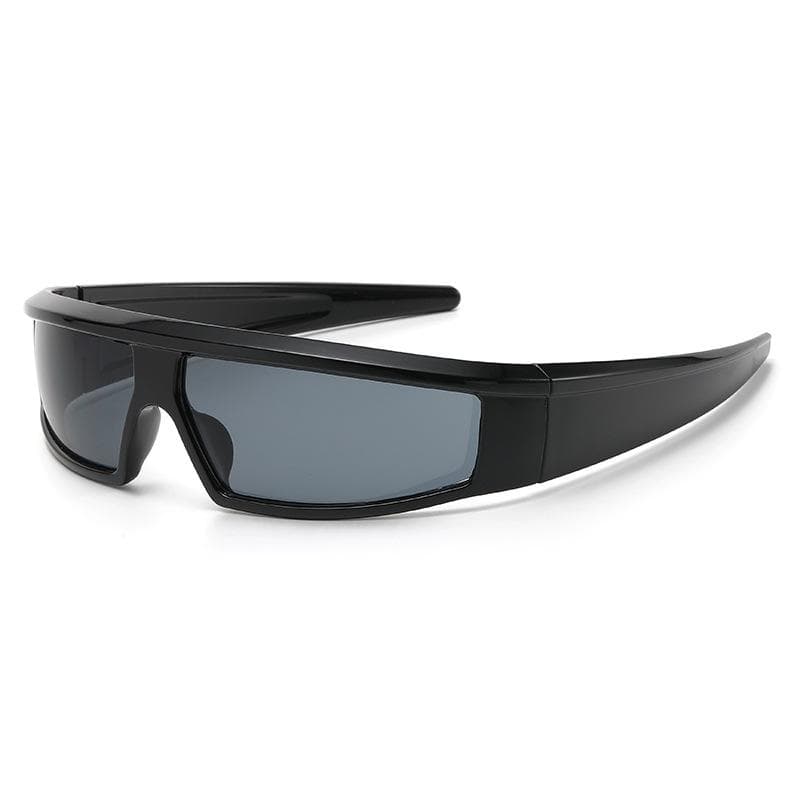 Vintage Y2K Square Sunglasses Punk Luxury Sport Goggles for Women Men Trendy Cycling Riding Eyewear As the photo