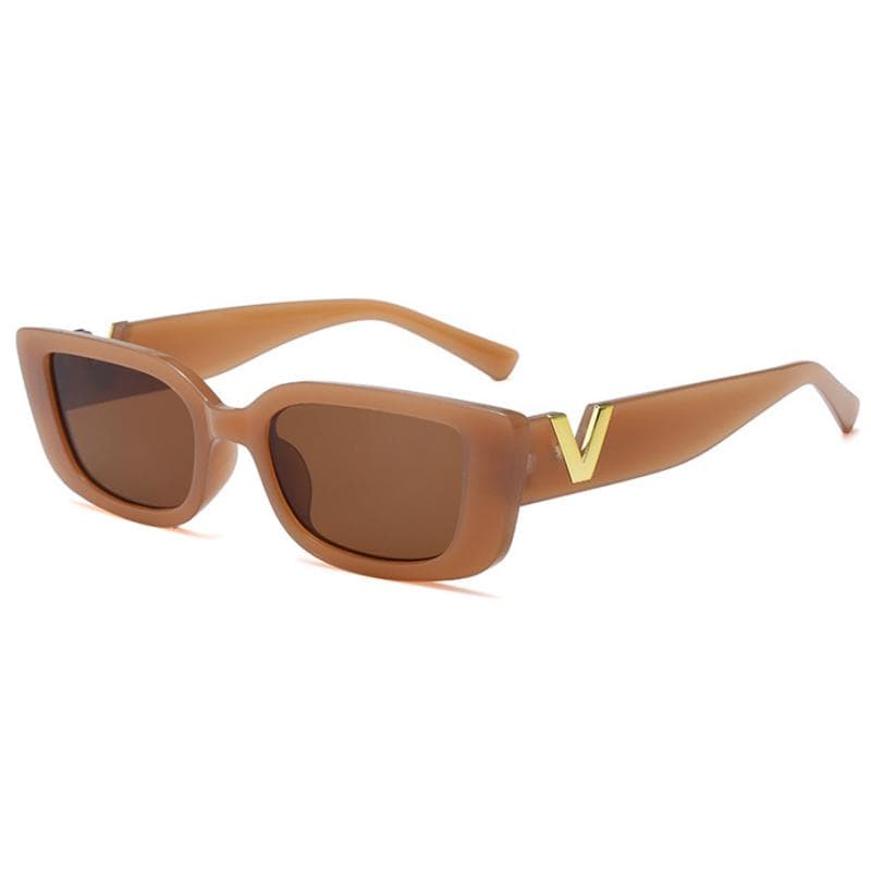 Fashion Rectangle Sunglasses Women Vintage Small Frame Sun Glasses Ladies Classic Black Square Eyewear