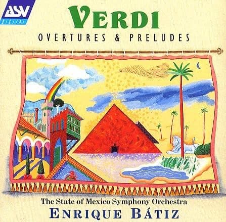CD VERDI, BATIZ; MEXICO STATE SYMPHONY - Verdi;Overtures & Preludes CDDCA856 Non Japan Classical Used