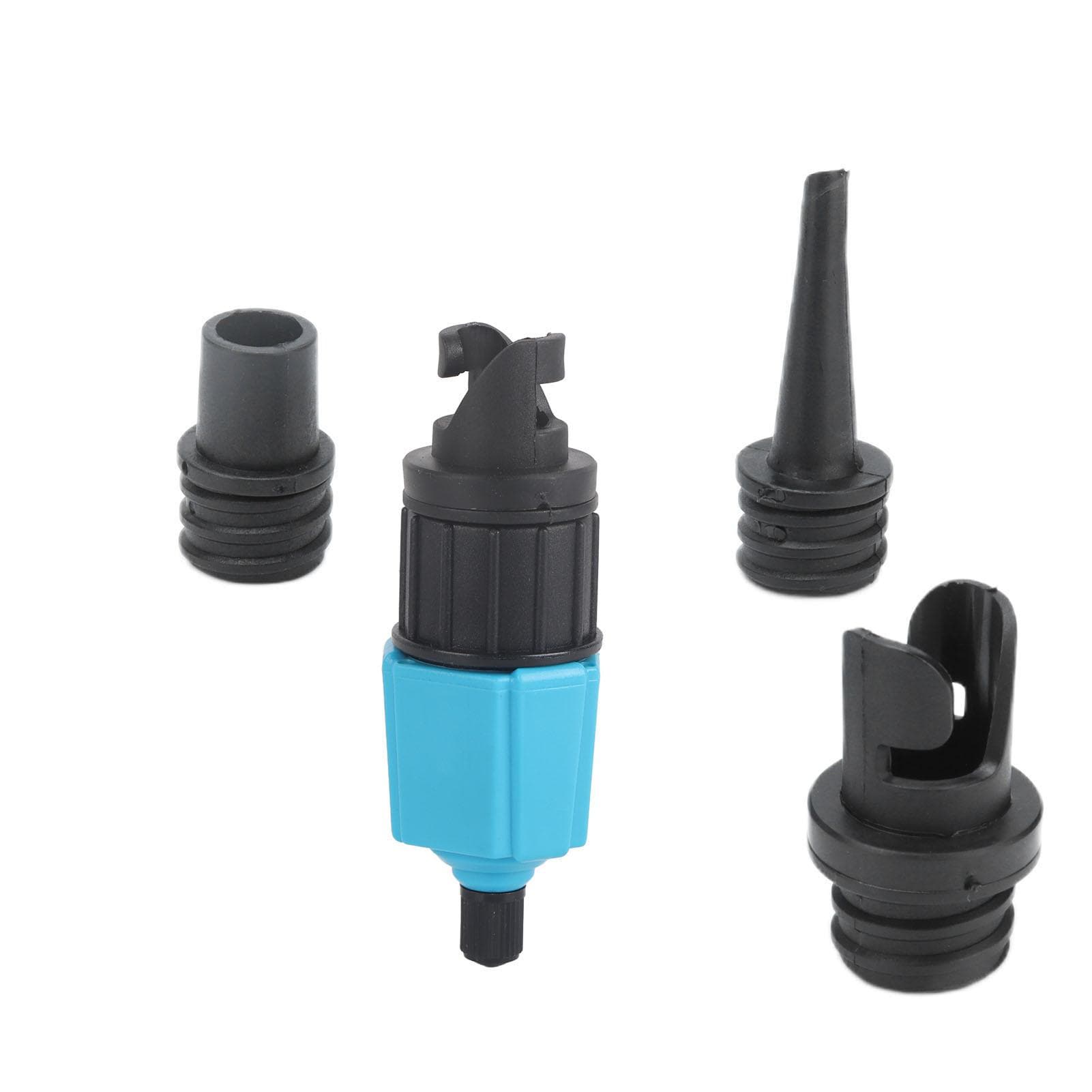 Inflatable SUP Pump Adaptor Portable Multifunctional Air Valve Converter for Paddle Boards Canoes blue