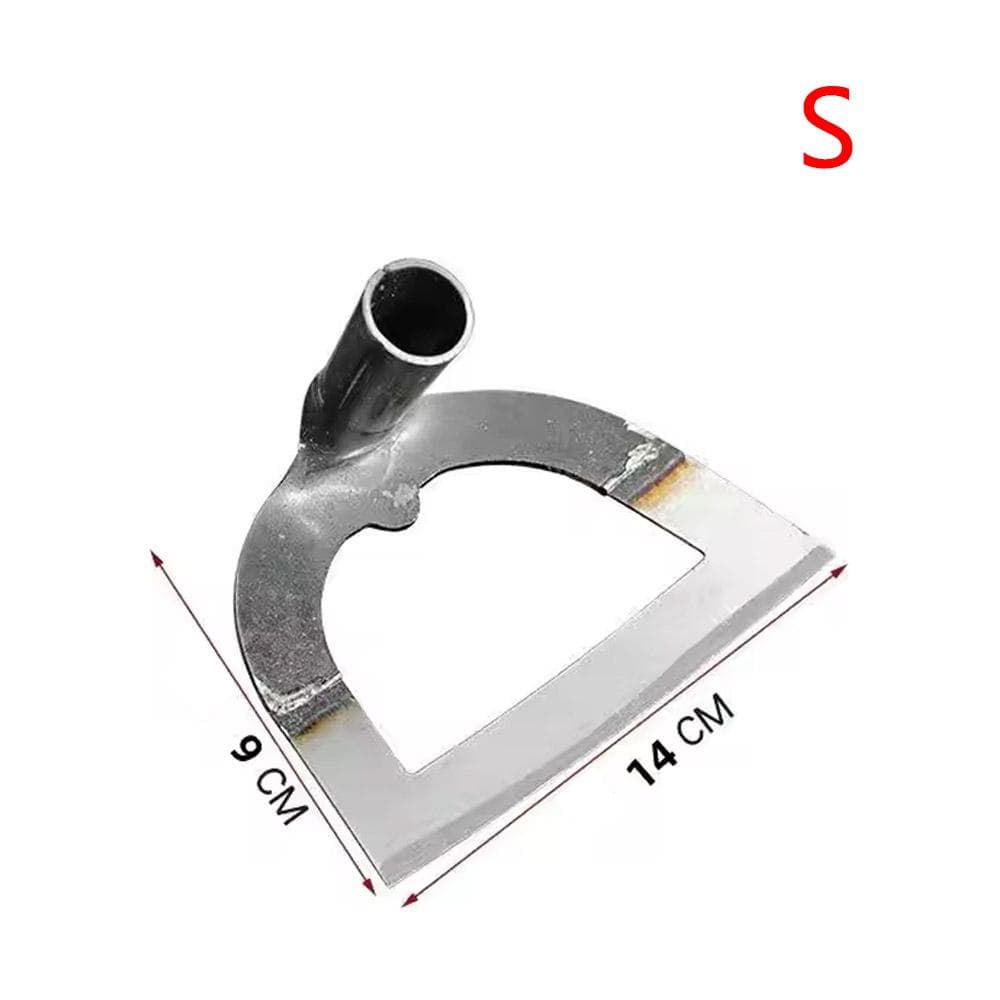 Shovel-shaped Hollow Hoe Weeding Rake Labor-saving Steel Weeding Hoe for Farm Gardening Soil Loosening Tools S