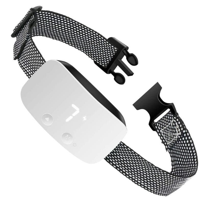 New New Dog Bark Collar Intelligent Dog Anti Bark Collar Adjustable Sensitivity And Intensity Dog Stop Barking Control Device white