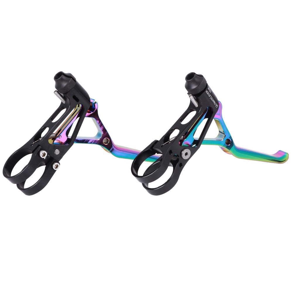 Ultralight CNC Bicycle V Brake Handle Lever Cycling Accessory for Folding Road Bikeelectroplate