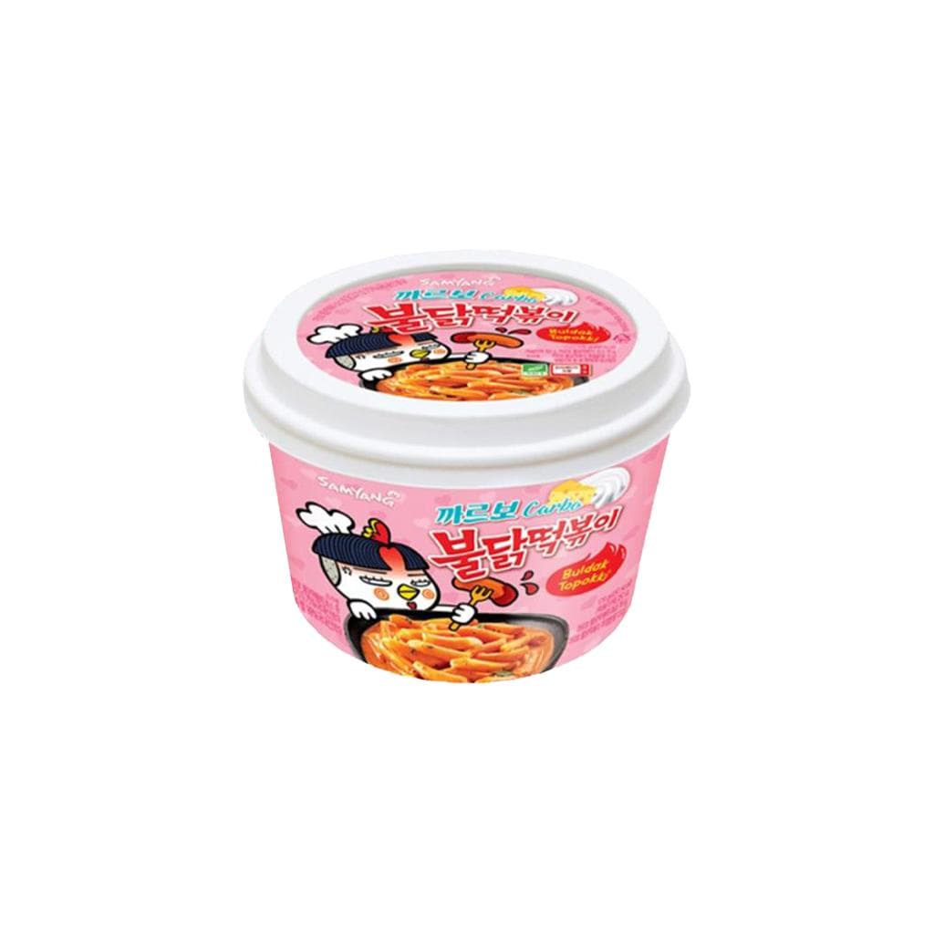 Samyang Carbo Hot Chicken Flavor Tteokbokki In Cup 179g (4 Options) #1PCS