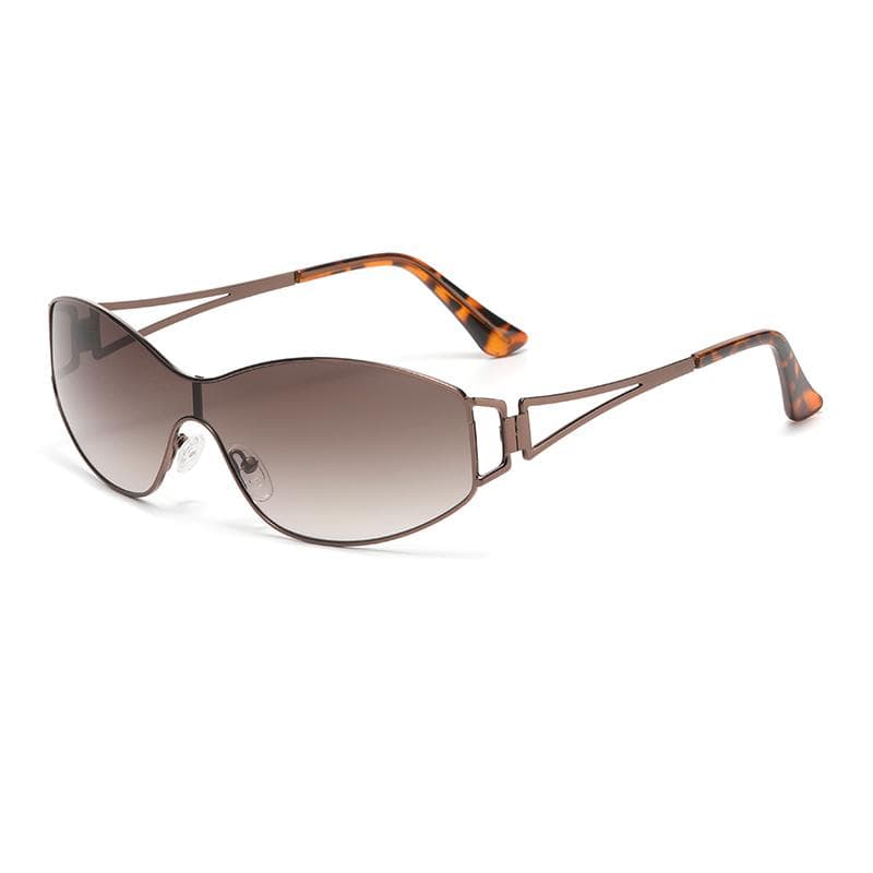 Y2K Trendy Wraparound Sunglasses For Men Women Fashionable UV Protection Outdoor Cycling Goggles 2530