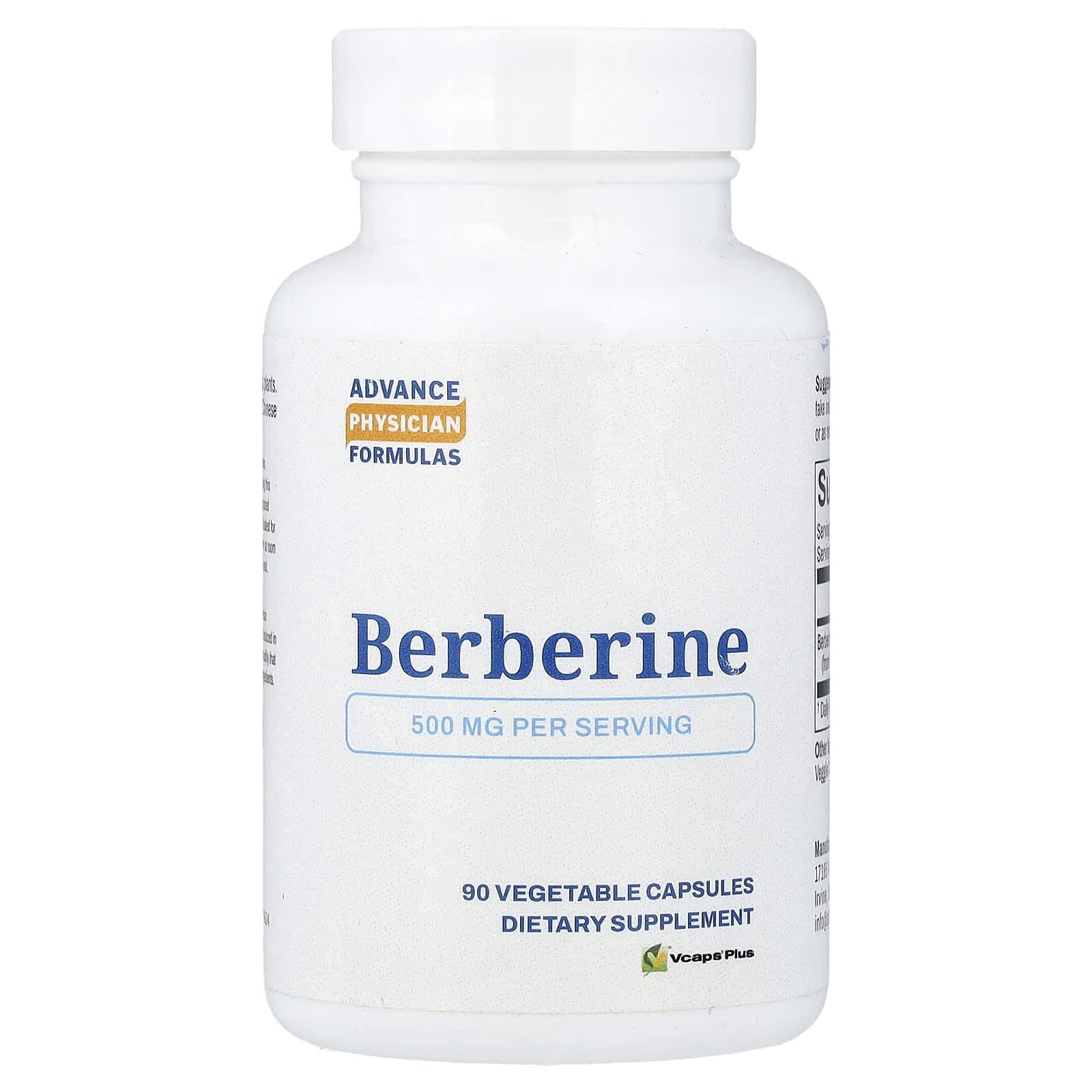 Advance Physician Formulas, Berberine, 500 mg, 90 Veggie Capsules