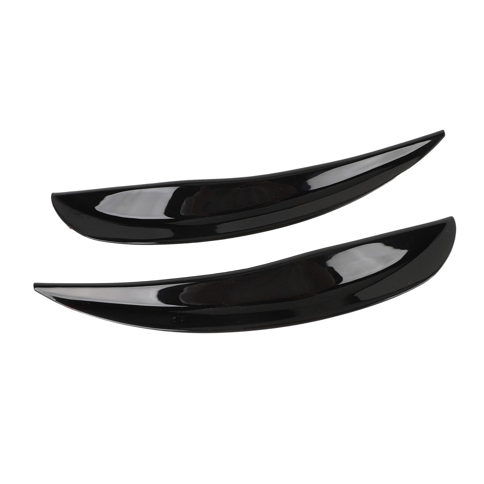 1 Pair Wheel Tires Eyebrow Strip 23cm Left Right Collision Proof Scratch Resistant Anti Fade black