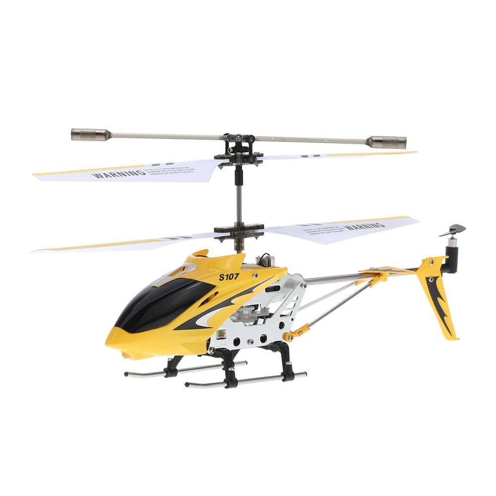 Syma S107G Remote Control Built-in Gyro RC Helicopter Drone Blue ES yellow