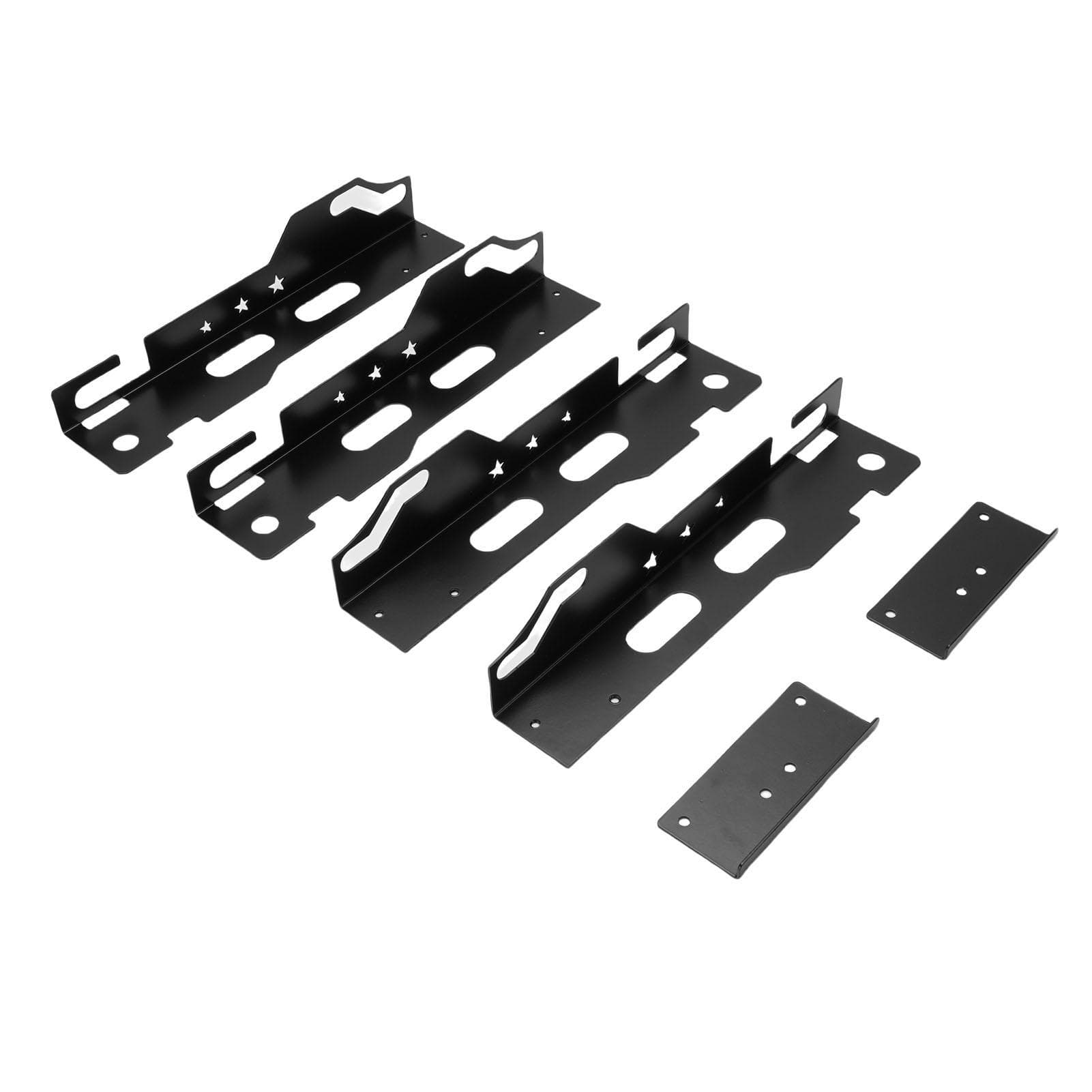 Wheel Alignment Tool Plates Iron Accurate Measurement Secure Anti Drop Groove Wheel Toe Alignment matte black