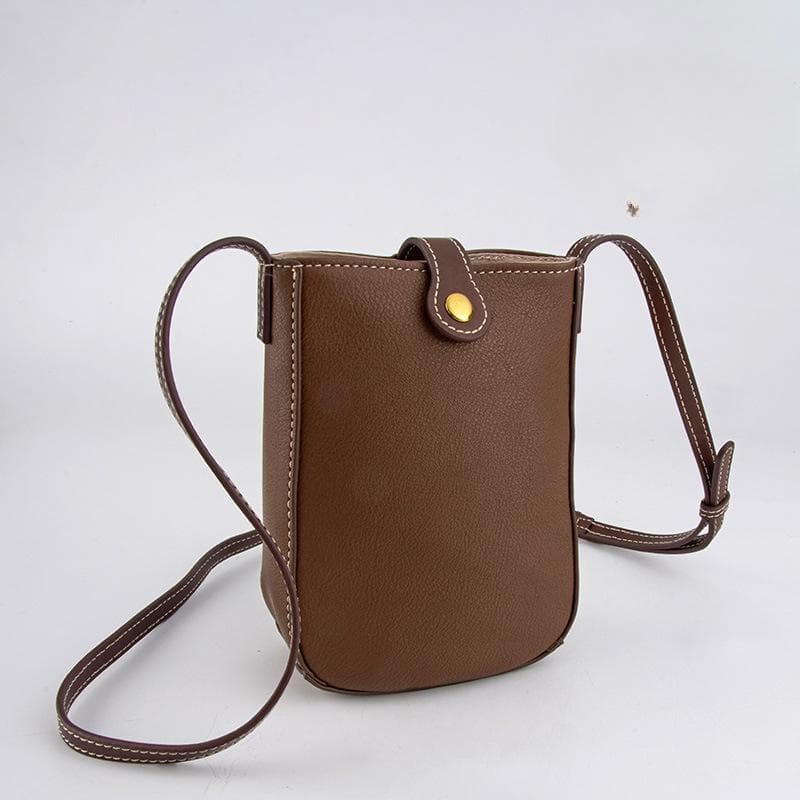 Fashionable and Beautiful Small Square Bag for Women's Head Leather Trendy Casual Shoulder Bag Niche Simple Crossbody Women's Bag