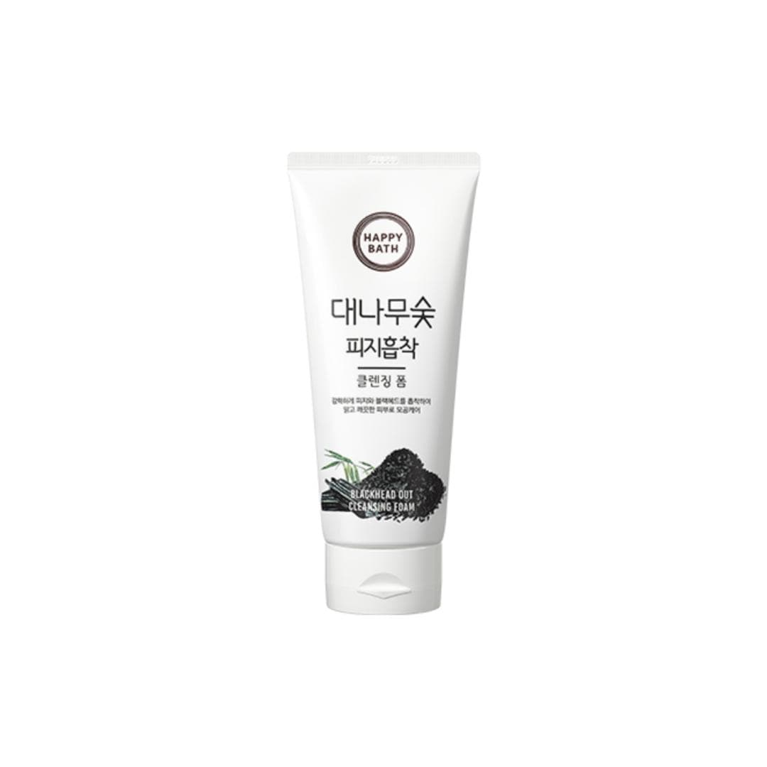 [Happy Bath] Charcoal, Rice Moisture, Houttuyniae Herbal Cleansing Foam 200g Charcoal 200g