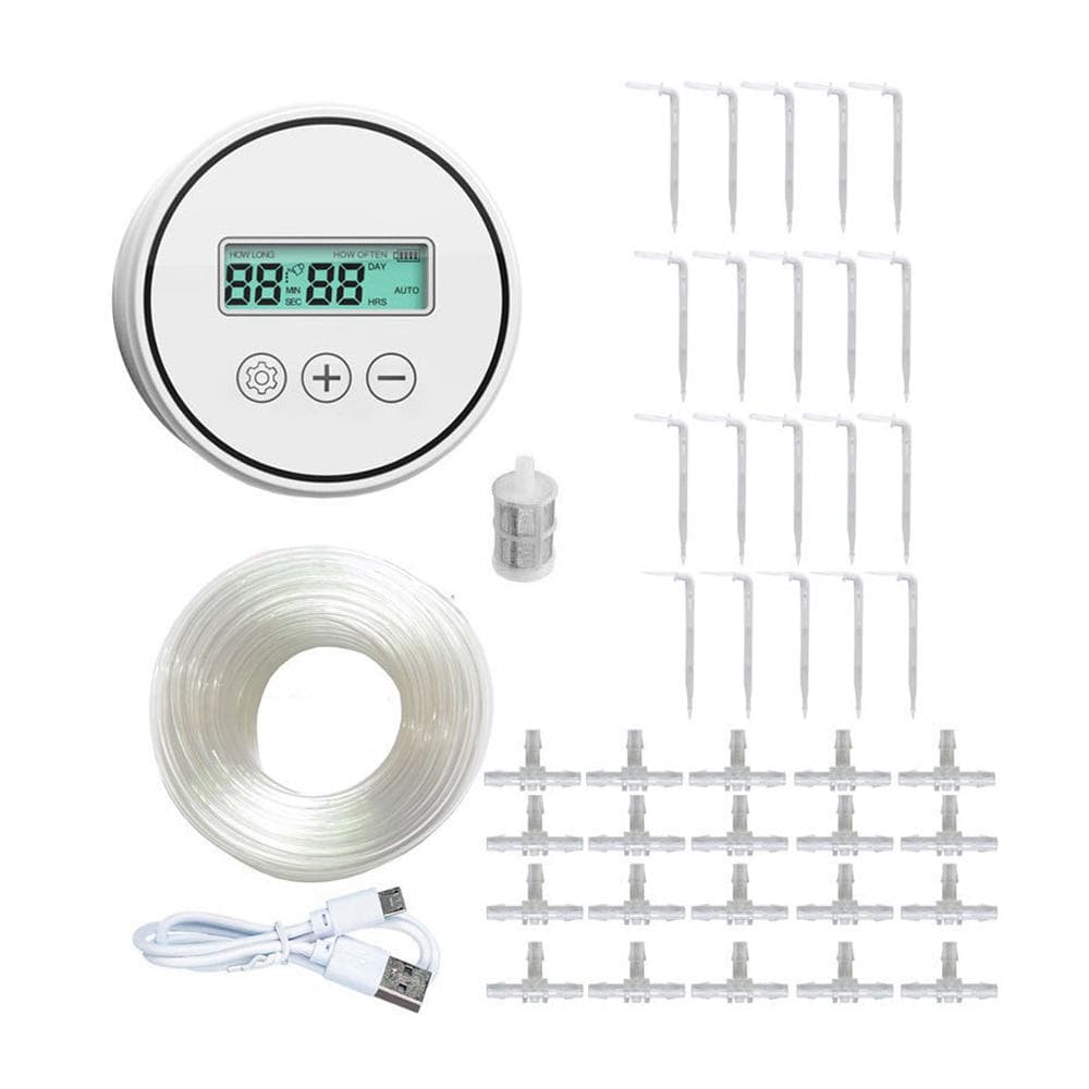 Home Indoor Automatic Irrigation System Set Lazy Intelligent Automatic Watering Device Set Bonsai 20pots white