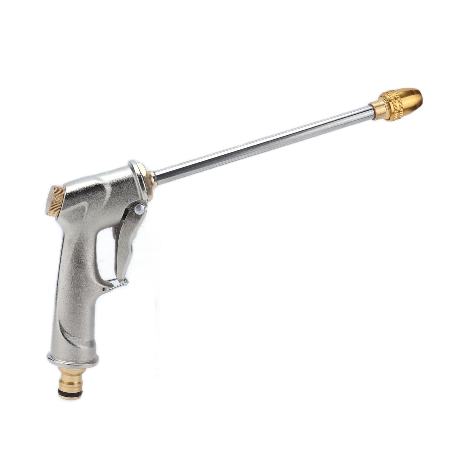 High Pressure Sprayer Copper Plated Aluminum Alloy Water Hose Nozzle Car Cleaning Sprayer for