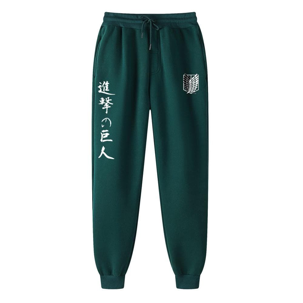 Anime Attack on Titan Printed Men's Joggers Brand Man Casual Trousers Sweatpants Fitness Workout Running Sporting Pants Clothing M