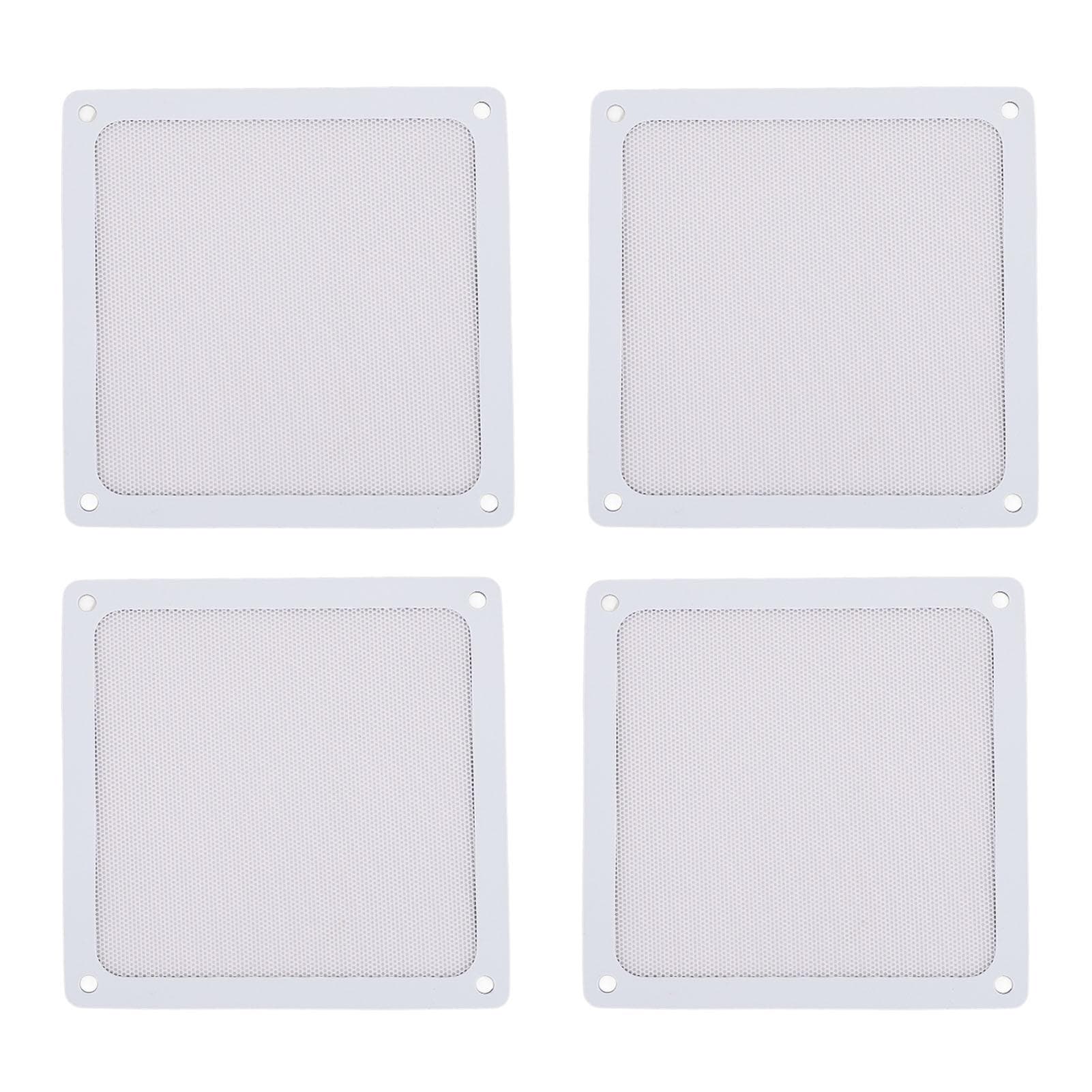 PC Fan Dust Filter Magnetic Frame Fine Mesh PVC Computer Fan Filter Grills for PC Case Fan Chicken white