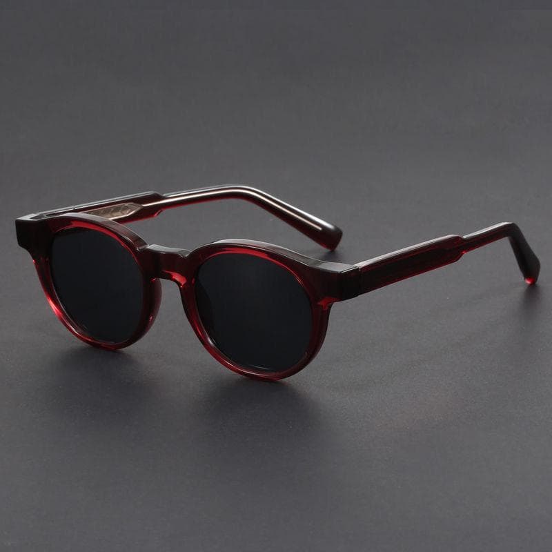 Fashion Luxury Brand Sunglasses Round Retro Designer Sun Glasses Premium Anti-UV Trendy Stylish Shades