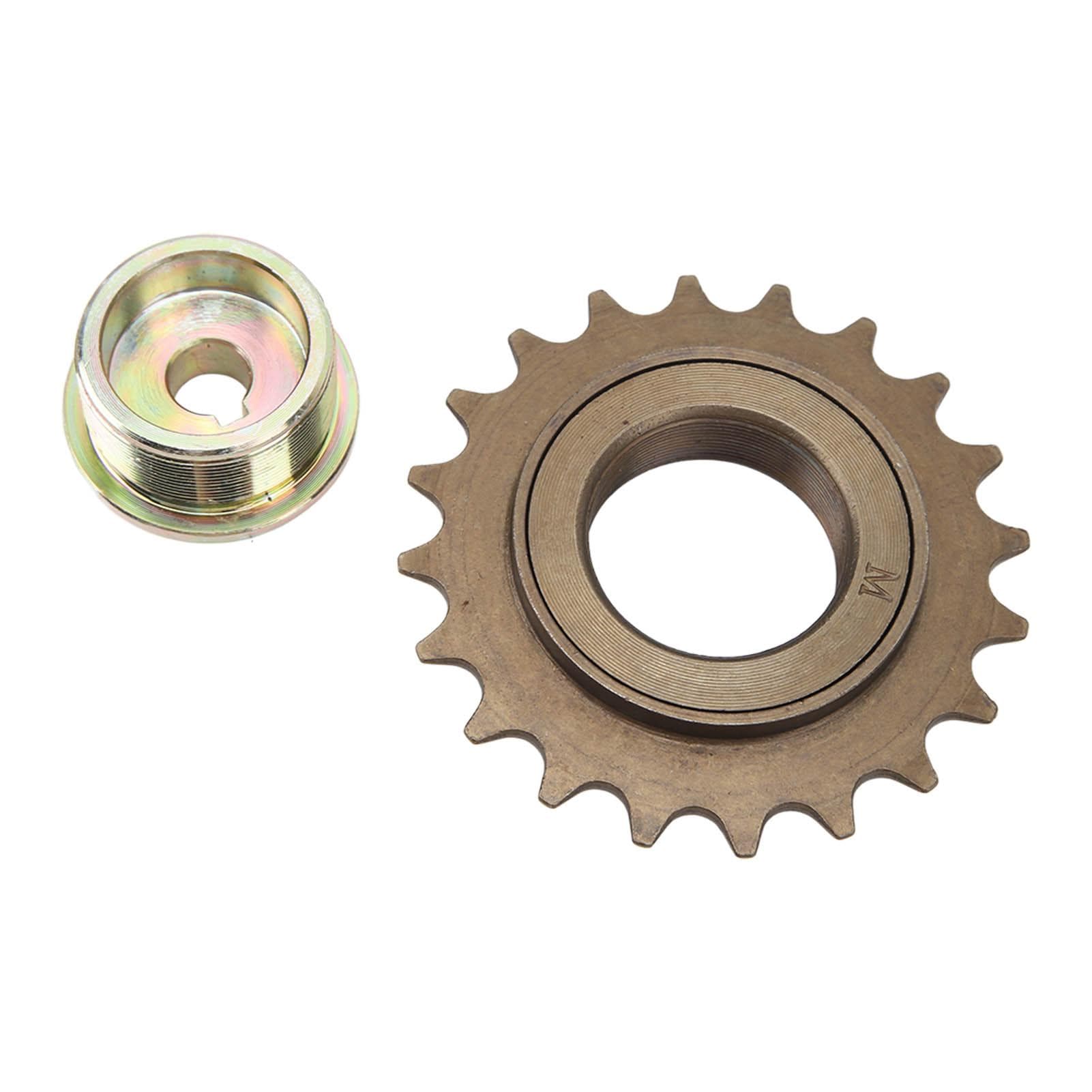 20 Teeth Flywheel Sprocket Right Drive Flywheel Adapter Set 20T Right Drive Freewheel with Adaptor
