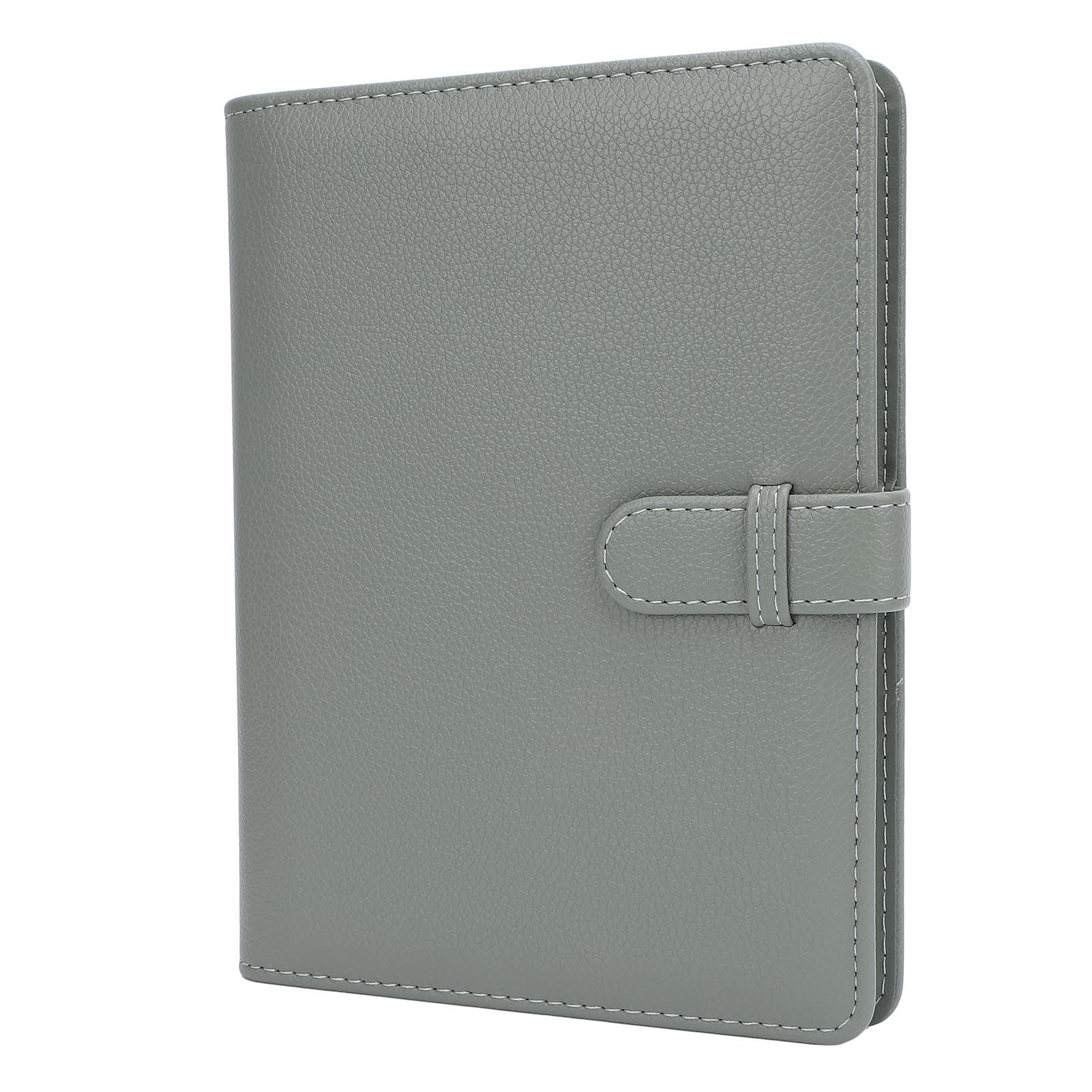 Wallet PU Leather Photo Album for Wide 400 300 210 Photo Album Book 80 Pockets for 5 Inch Pictures green