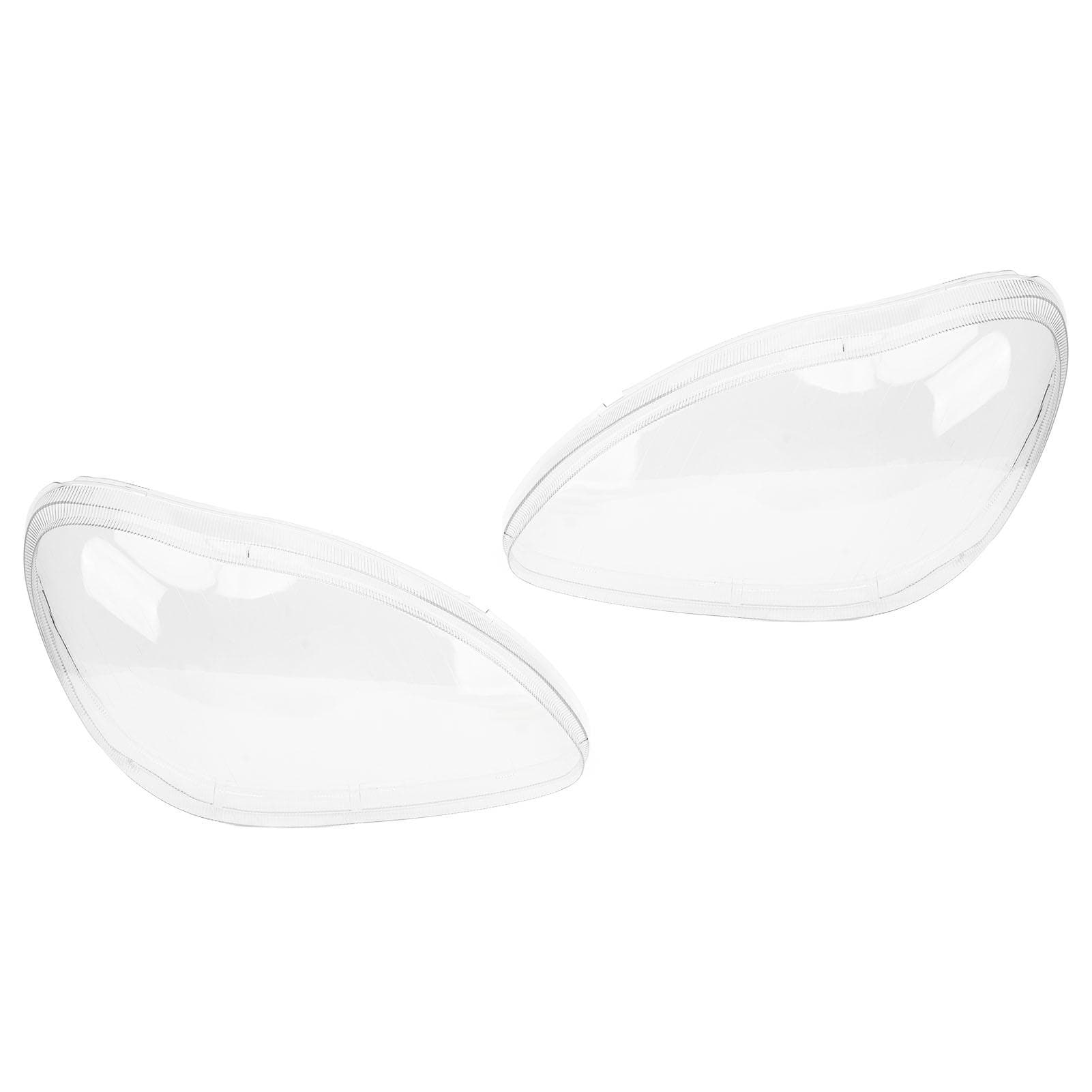1Pair Headlamp Lens Cover Transparent Left Right Front Headlight Lens Cover Replacement for Benz