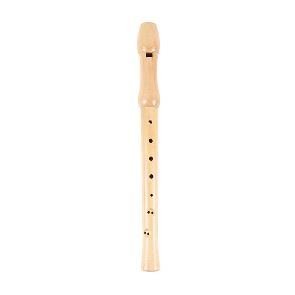 8-Hole Soprano Recorder Instrument High Pitched C-Tone Flute Soprano Recorder Clarinet with beige