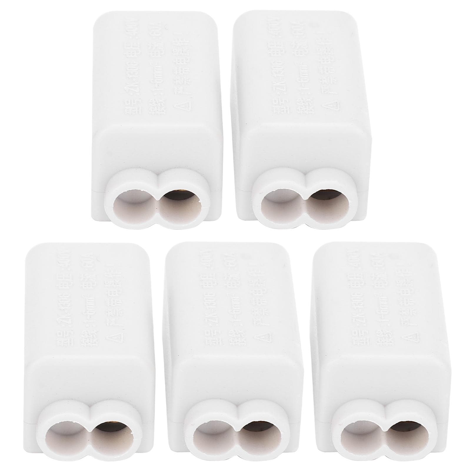 5Pcs Terminal Parallel Spliter Copper Junction Connector Box for Ceiling Light Wiring(ZKT1 )