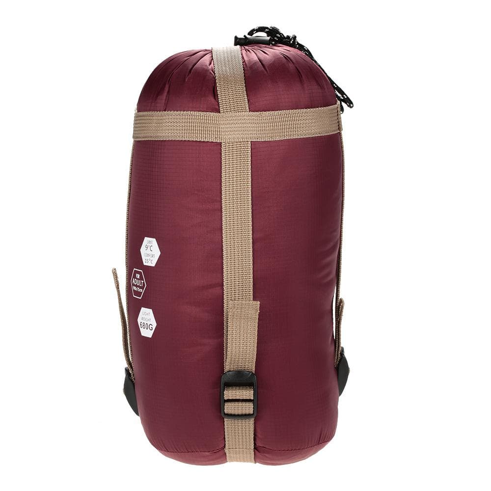 Lixada 190 * 75cm Outdoor Envelope Sleeping Bag Camping Travel Hiking Multifunction Ultra-light 680g red