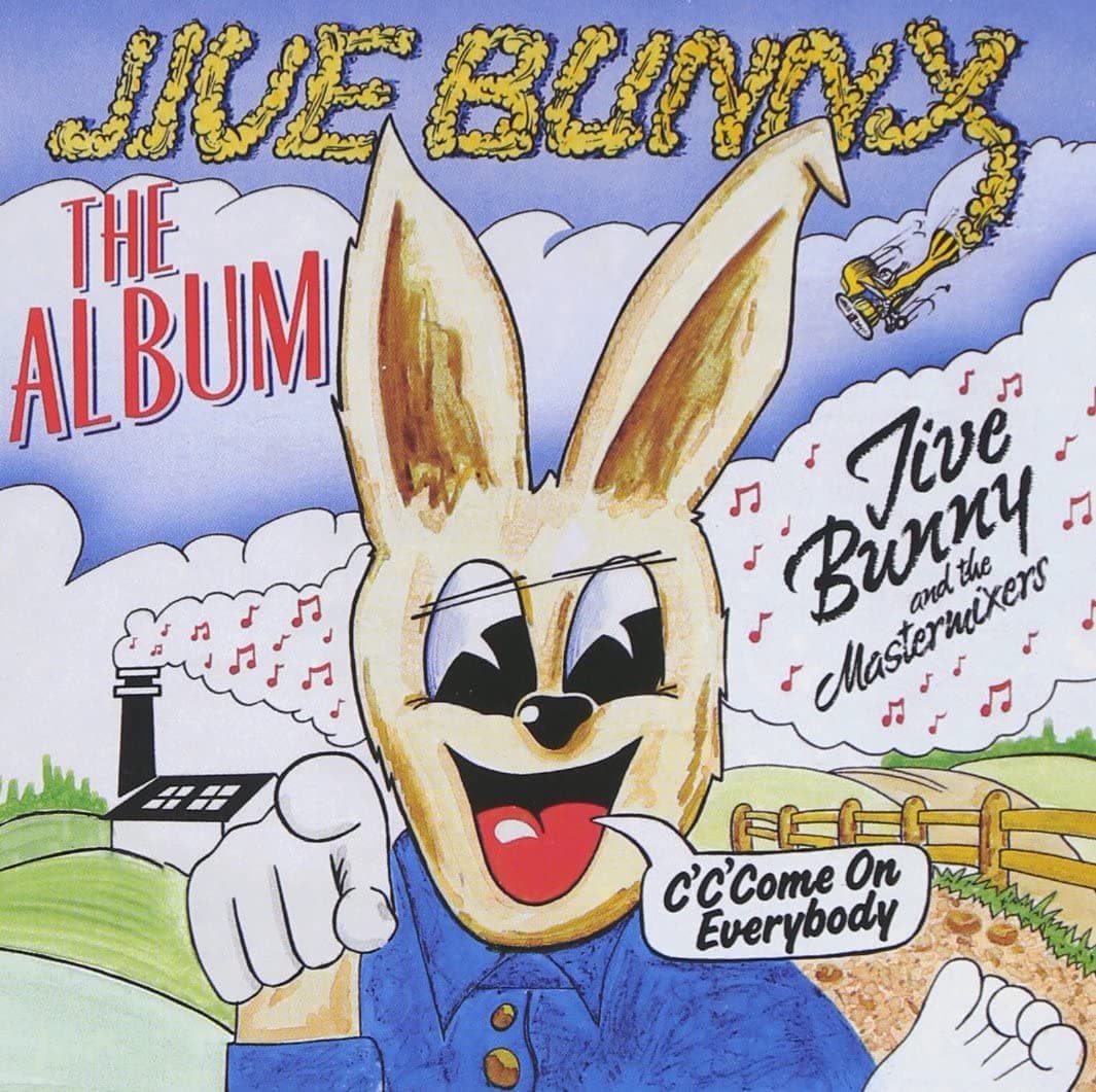 CD JIVE BUNNY MASTER MIXERS - Jive Bunny The Album 7913222 ATCO Records 1989 US Dance Electronica Used