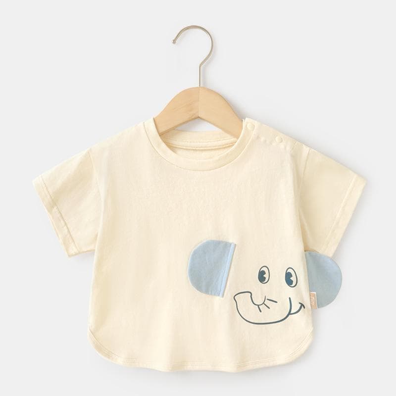 Baby Clothes Casual Short-sleeved T-shirt Summer Boys Girls Baby Children Children Summer Half-sleeved Tops 120cm