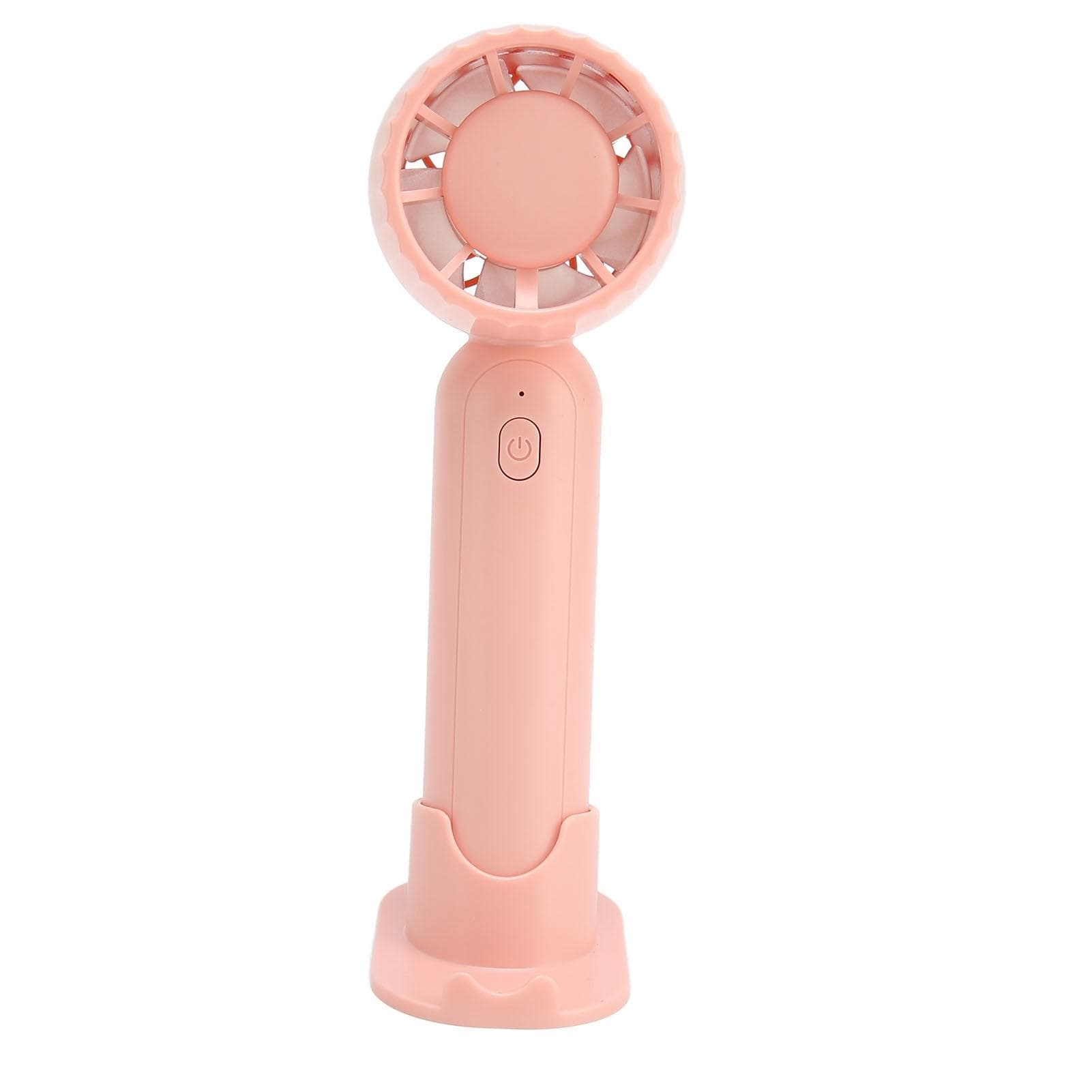 Eyelash Fan Mini Portable Handheld USB Rechargeable Silent Eyelashes Extension Glue Dryer for pink