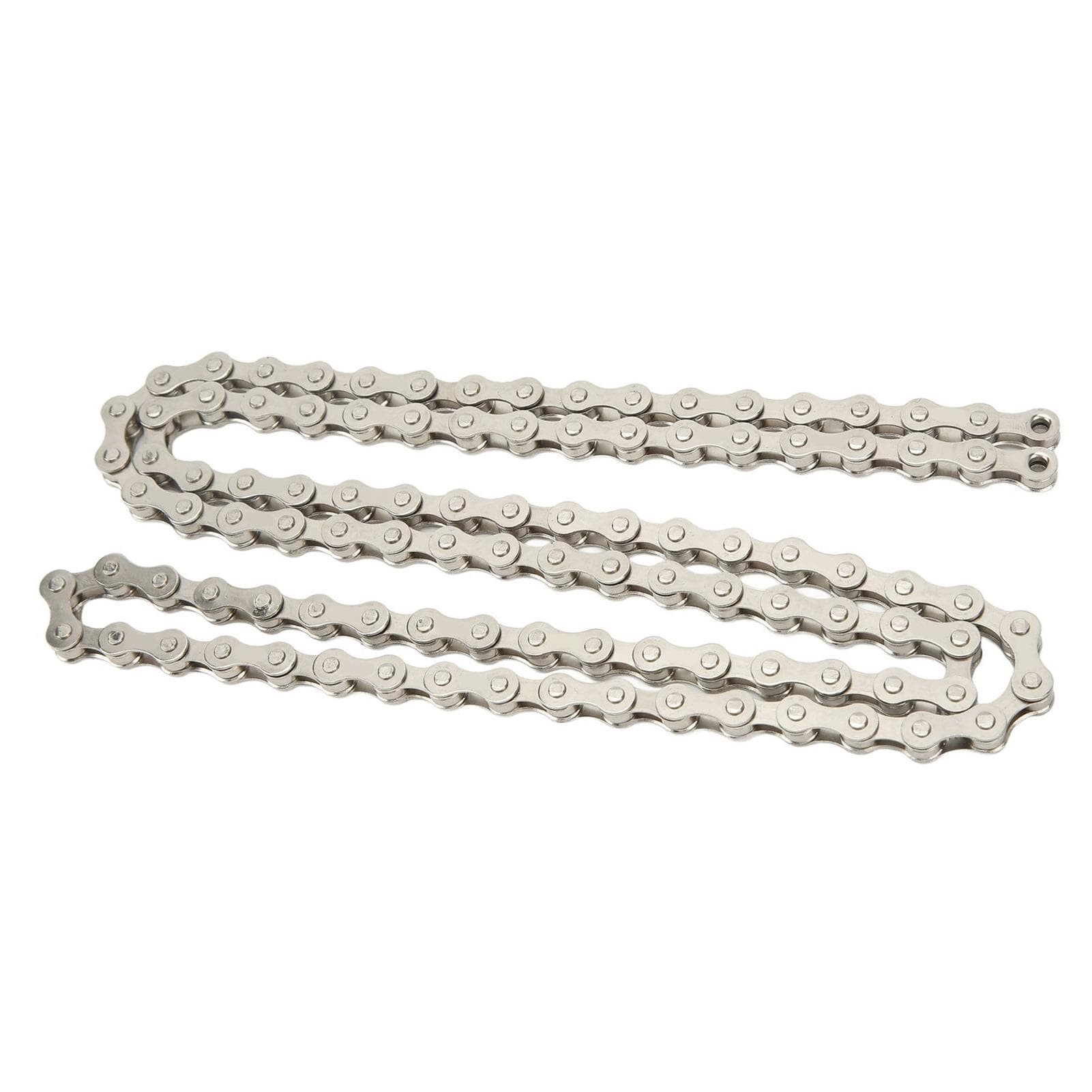 Bike Chain 1S Speed Mountain Road Cycling Chain Single Speed Replacement Chain Silver