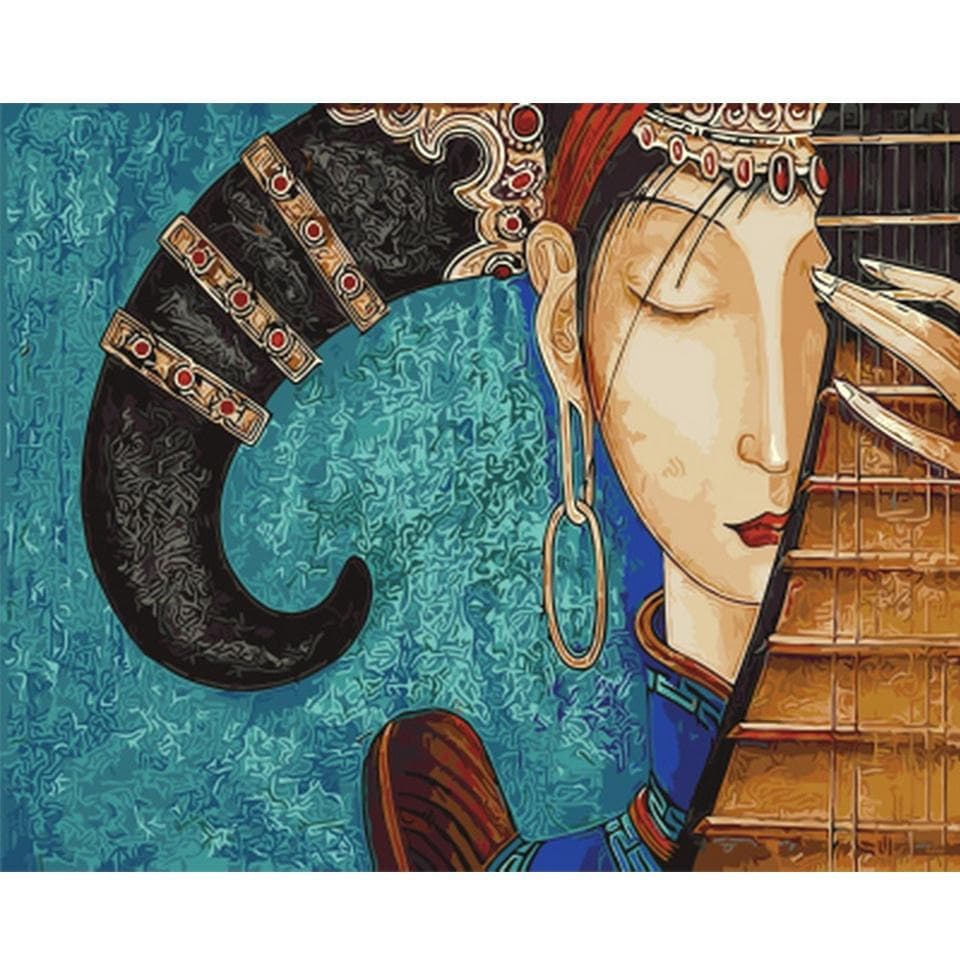 Diamond Painting Full Drill Beauty 5d Diy Diamond Embroidery Painting 20X30CM