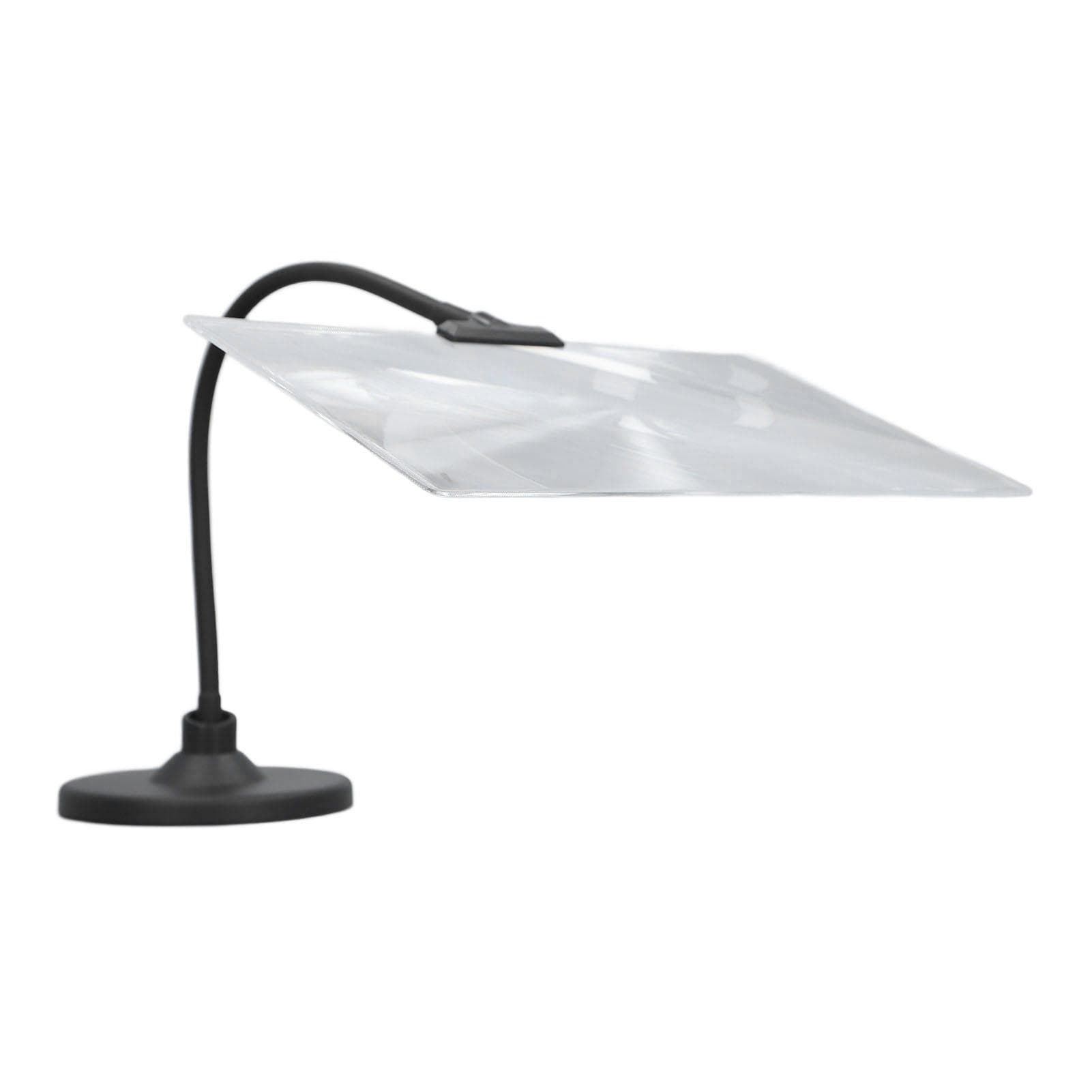 4X Magnifying Glass with Stand Flexible Gooseneck Weighted Base Large Page Magnifier for Low Vision