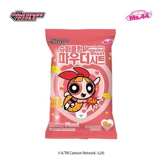 MS44 Super Cooling Powder Sheet Pretty Floral 15 sheets