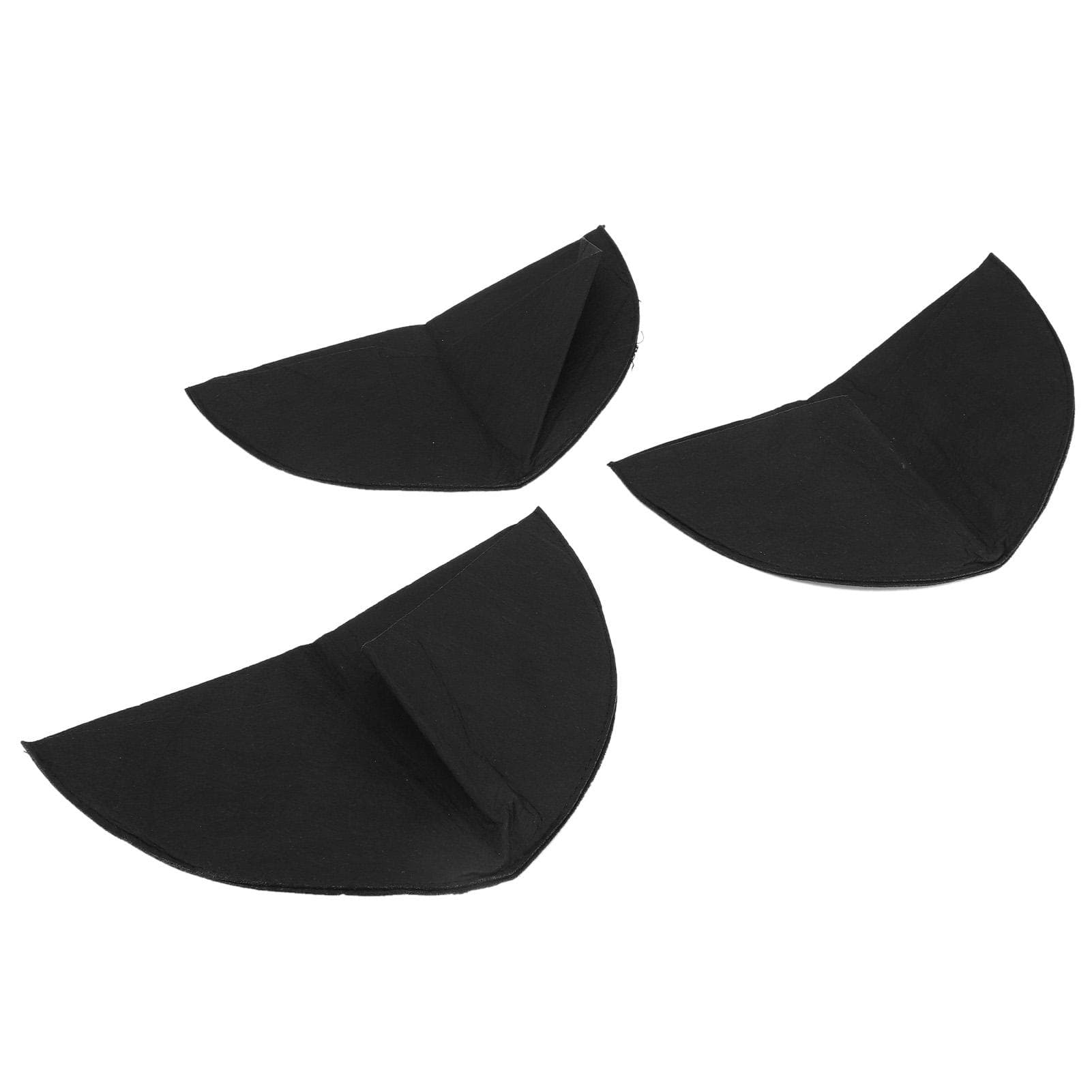 3PCS Half Round Planter Liners Felt Fabric Reusable Plant Liners for Wall Hanging Flower Pot Basket 16 Inch