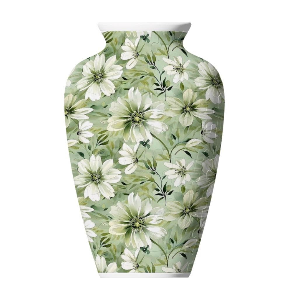 Waterproof 3D Puzzle Vase Creative Flower Arrangement Vase Flower Vase Jigsaw Housewarming Gift Style P