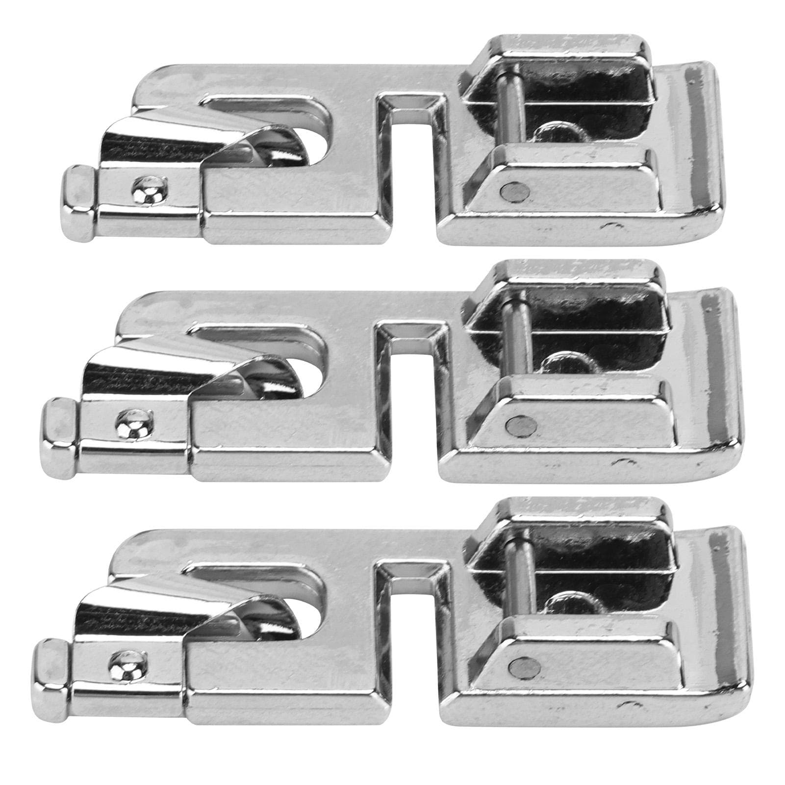 3Pcs Hemming Sewing Foot High Performance Durable Rust Proof Presser Foot Set for Babylock White
