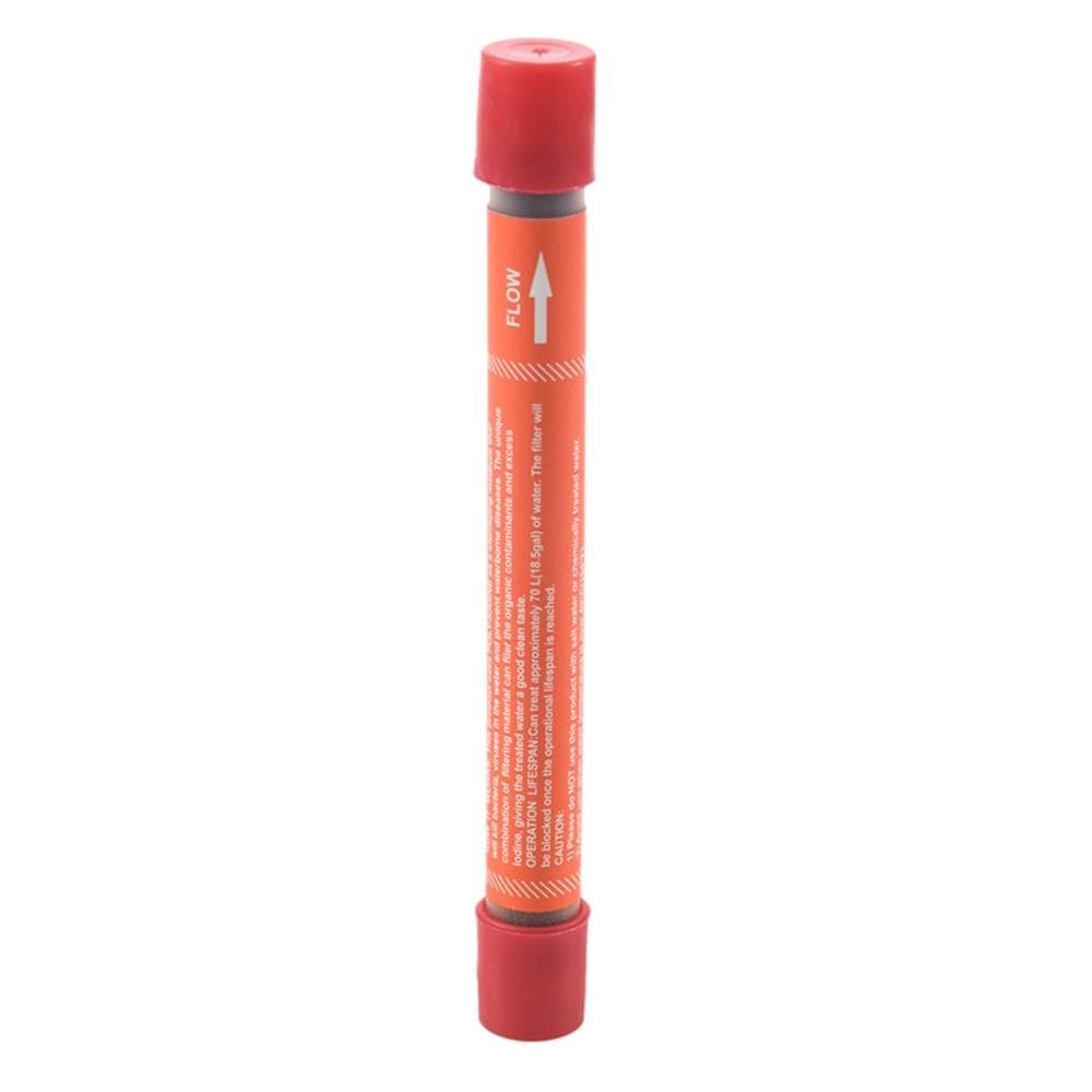 Mini Outdoor Water Filtration System Water Purifier Water Filter for Camping Hiking Emergency orange