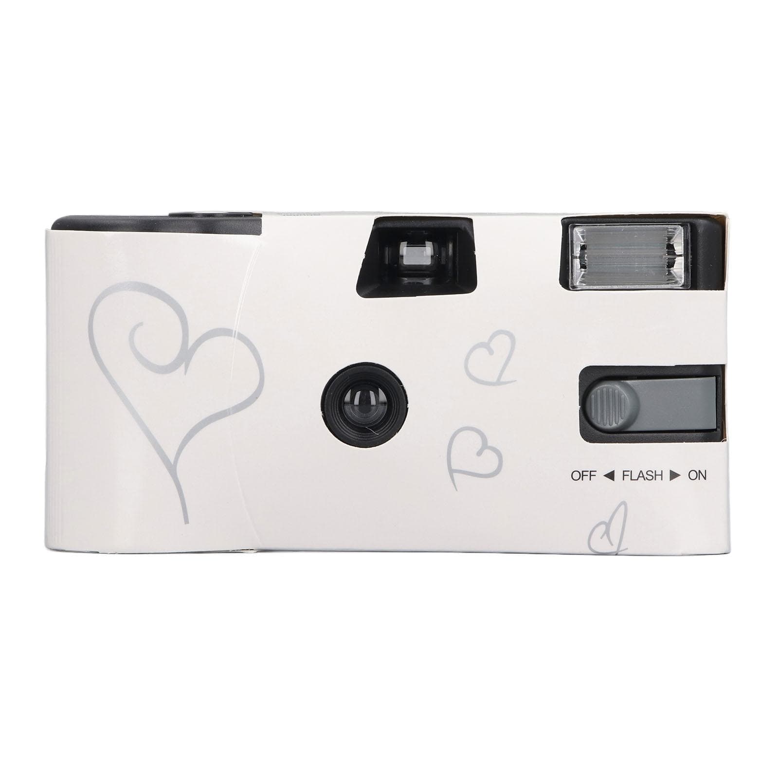 Film Camera 900mAh Full Manual Setting Single Use Flash Shutter with 16pcs 35MM Color Films Retro