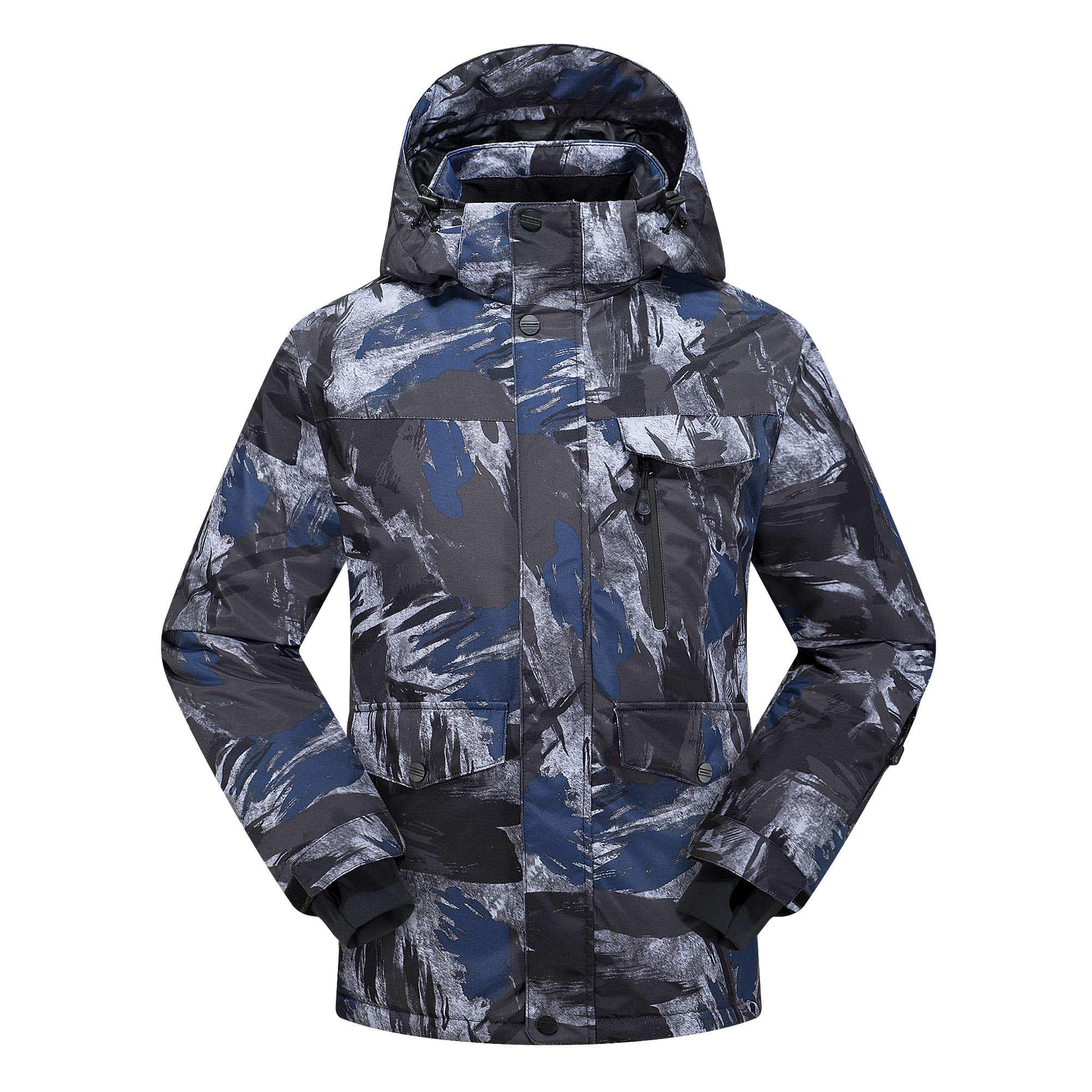 High Quality Winter Men Ski Jackets Outdoor Ski Jacket Male Waterproof Warm Hiking Fishing Jacket 3XL
