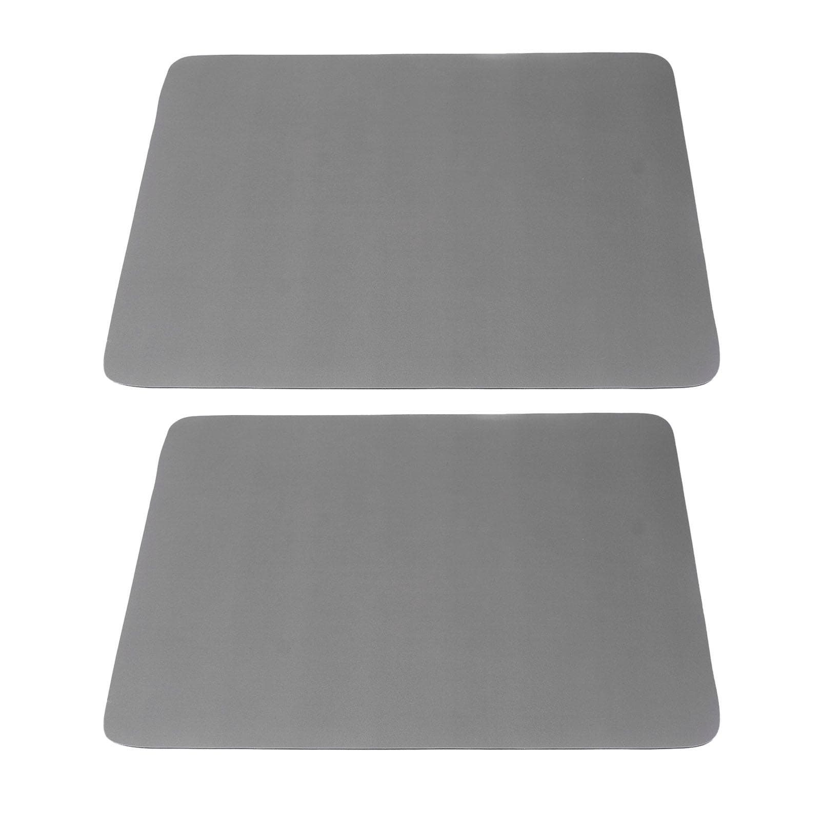 2Pcs Coffee Mat Drying Pad Super Absorbent Prevent Slip Shock Absorption Easy to Clean Coffee Bar 40x50cm dark gray