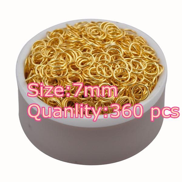 LNRRABC fashion 4-10 mm Antique Bronze Open Jump Split Rings Connector DIY Jewelry Findings Making 4