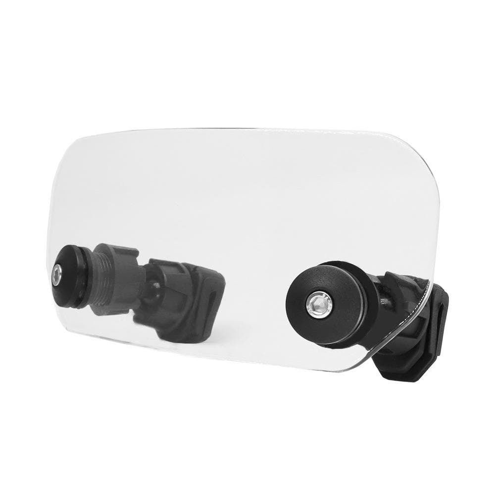 Motorcycle Windshield Extension Universal Adjustable Airflow Windscreen Extender Fits All Motobikes transparent