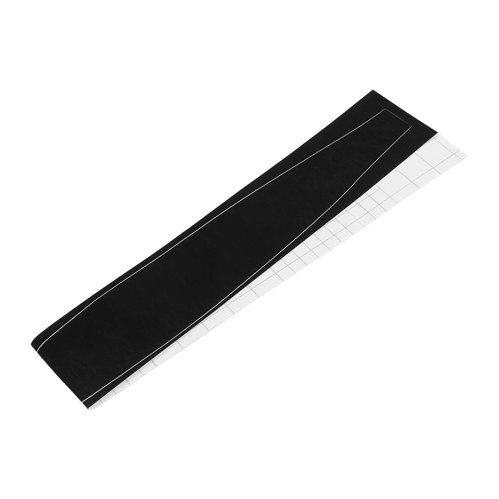 For PS5 Console Middle Skin Integral Scratch Resistant Middle Strip Sticker for PS5 Optical Drive black