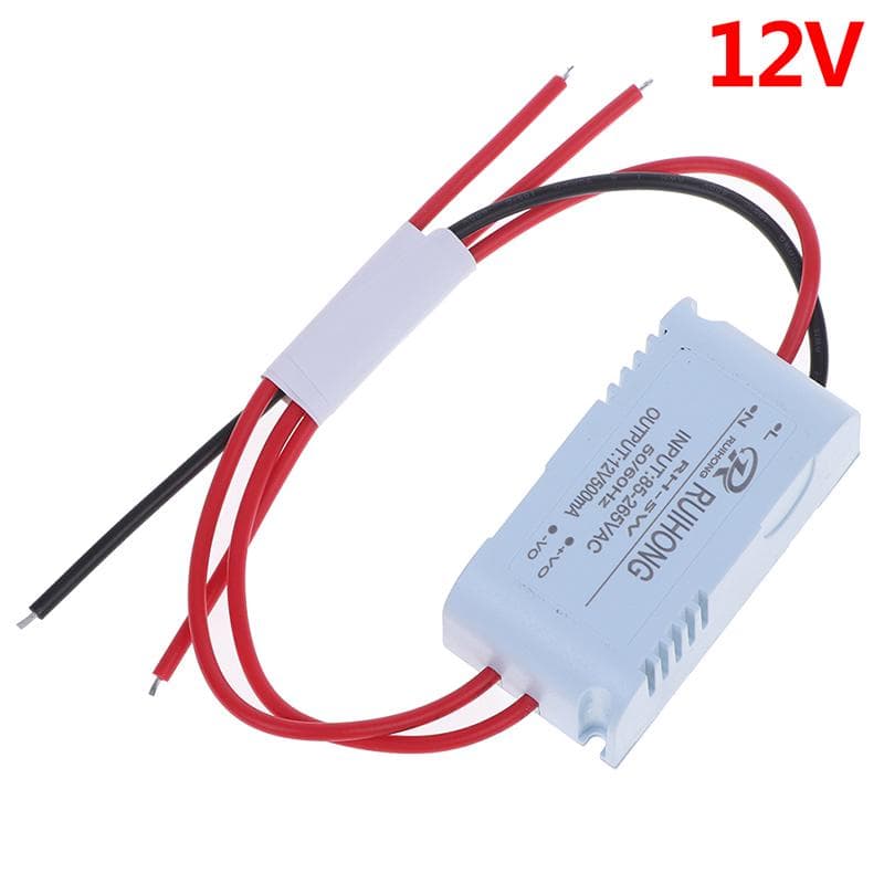 Ac-Dc Power Supply Module Ac 1A 5W 220V To Dc 3V 5V 9V 12V 15V 24V Mini Convert 12V