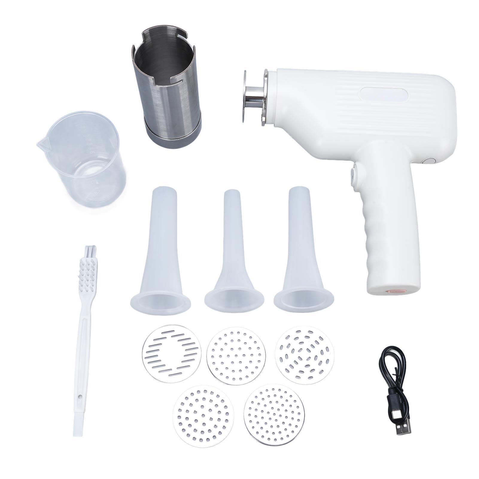 Handheld Electric Pasta Maker 5 in 1 Cordless Pasta Machine Automatic Portable Noodle Maker 304 L