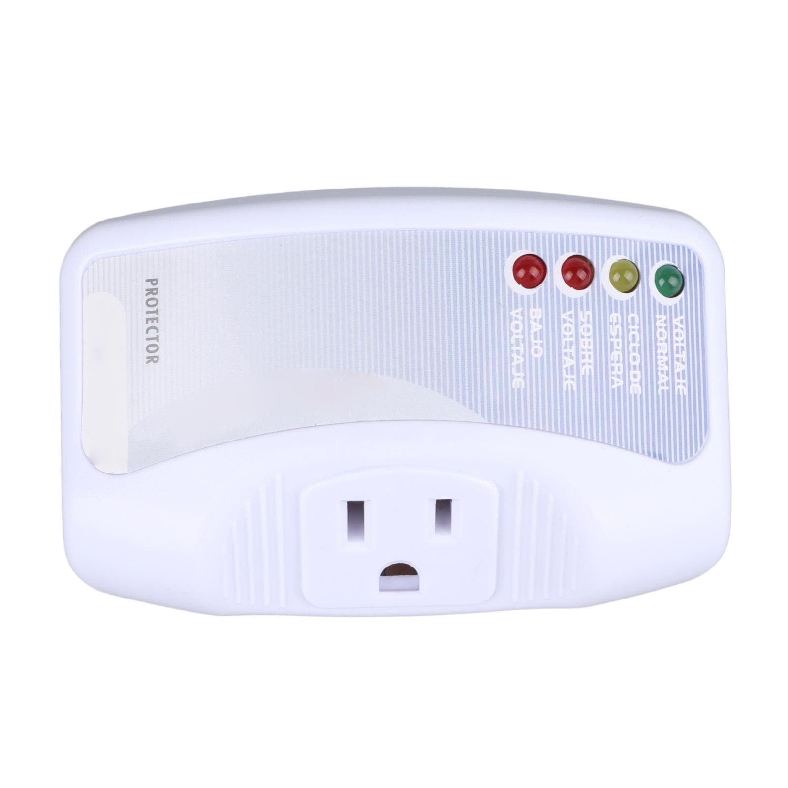Voltage Protector Plastic 10A C Surge Protector Plug In for Home Appliances