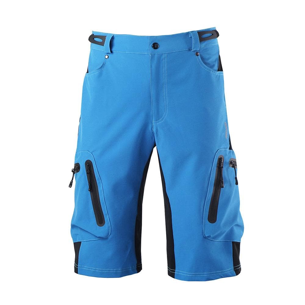Lixada Baggy Shorts Cycling Biking Pants Breathable Sports Loose Fit Shorts Outdoor Casual Cycling M blue