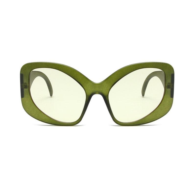 Big Frame Vintage Oversized Sunglasses Women Men Luxury Designer Sun Glasses Punk Hip Hop ET Bat Shades